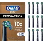 Oral-B Pro CrossAction Testine di ricambio, 12 pz.