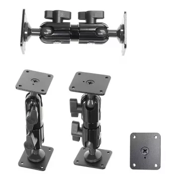 Kit di montaggio Brodit 202016 nero alluminio plastica