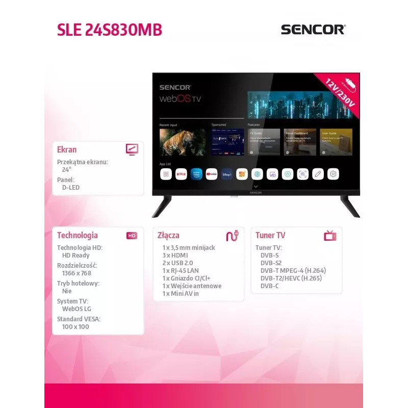 TV Smart Display LED 24