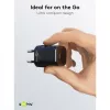 Caricabatterie per dispositivi mobili Goobay 65403 universale nero ricarica rapida AC