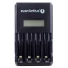 Caricabatterie everActive NC450B — caricabatterie 4 celle AAA, 110/230V AC, nero