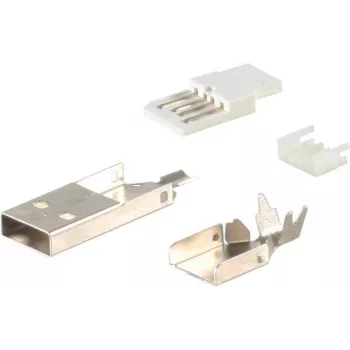 Connettore per cavi ShiverPeaks BS77056 USB A connettore maschio dritto