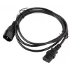 Cavo di alimentazione Lanberg CA-C13E-10CC-0018-BK nero 1,8 m