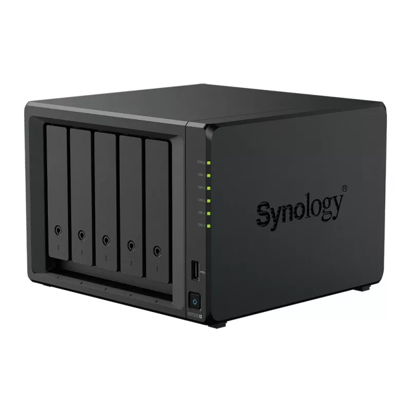 Synology DiskStation DS1525+ NAS/Storage Server Ryzen Embedded V1500B 8 GB DDR4 0 TB nero