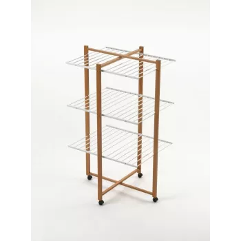 ARREDAMENTI KARISMA stendibiancheria – 80 x 68 cm, marrone