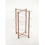 ARREDAMENTI KARISMA stendibiancheria – 80 x 68 cm, marrone