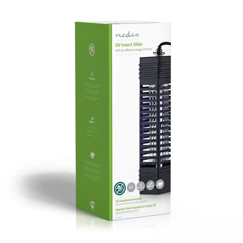 Nedis INKI110CBK6 trappola per insetti nero