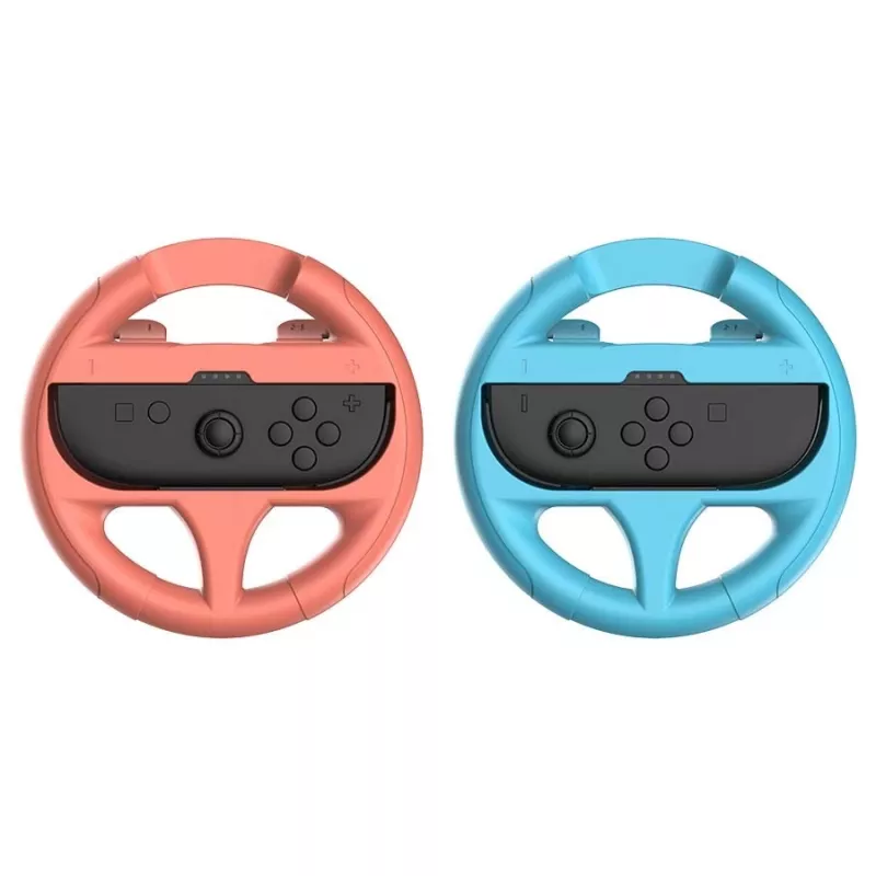 Volante mod Subsonic confezione da 2 volanti per Switch & Switch 2 rosso turchese