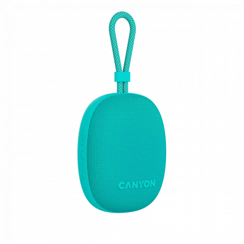 Canyon OnMove 12 - altoparlante Bluetooth v5.3 portatile - 5W - TWS - IPX7 - 12 ore - ricarica USB-C