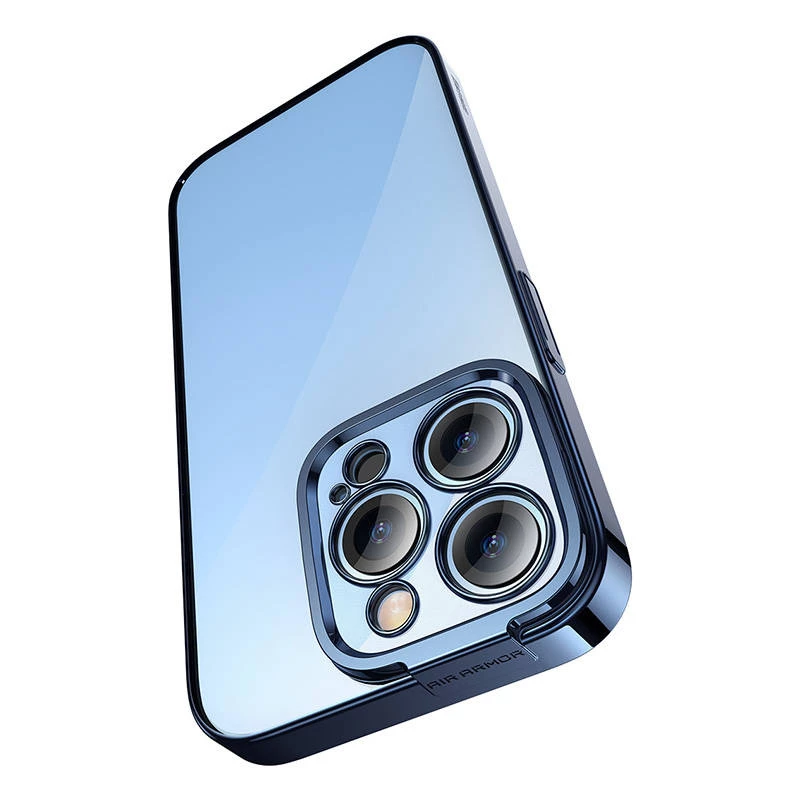 Custodia protettiva Baseus per iPhone 14 Pro – trasparente glitterata blu