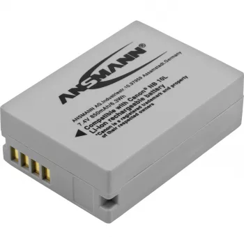 A-Can NB 10 L, batteria per fotocamera compatibile con Canon NB 10 L, Retail
