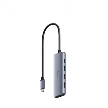 CUDY UH405 Hub USB-C 5-IN-1 con HDMI 4K