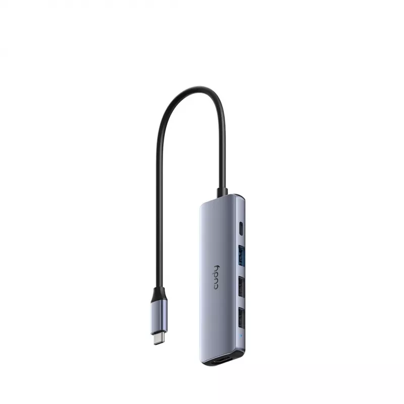CUDY UH405 Hub USB-C 5-IN-1 con HDMI 4K