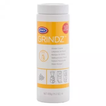 Granuli per pulizia macinacaffè URNEX Grindz 430 g — granuli per la manutenzione del macinacaffè, 100% naturali