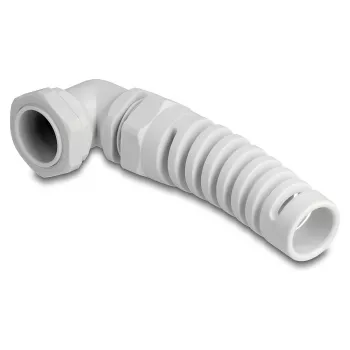 Pressacavo DeLOCK 90° piegato PG21 grigio scarico di trazione