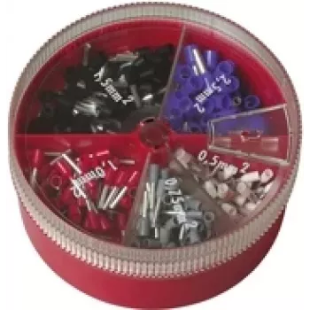 Assortimento puntalini Cimco 187606 parzialmente isolati 1 set (187606)