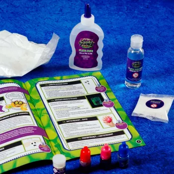 Kit scientifico Liscianigiochi Crazy Science Slime al buio 304-PL89239 — set di esperimenti con slime che brilla al buio