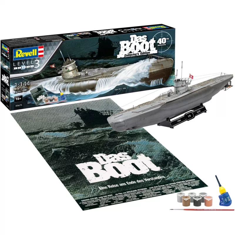 Modello in scala Revell DAS BOOT set regalo 40° anniversario