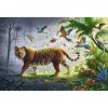 Puzzle in legno tigre nella giungla (505 pezzi)