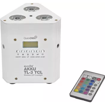 Trusslight a batteria EUROLITE AKKU TL-3 TCL QuickDMX ws – dispositivo di illuminazione wireless portatile