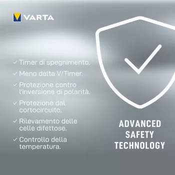 Caricabatterie Varta 57687 per batterie domestiche AC