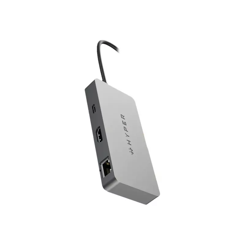 HYPER HDMB2 Hub interfaccia USB 3.2 Gen 1 (3.1 Gen 1) Type-C 5000 Mbit/s acciaio inossidabile