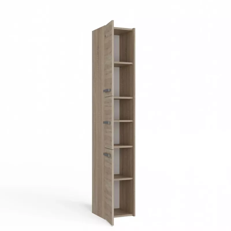 Topeshop S33 SONOMA armadietto contenitore bagno rovere
