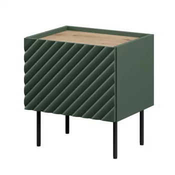 Set comodini cama meble ONDA 2 pz. 50×40×H54 cm, verde, MDF/truciolare, telaio 16 mm