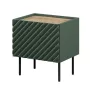 Set comodini cama meble ONDA 2 pz. 50×40×H54 cm, verde, MDF/truciolare, telaio 16 mm