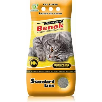 Certech Super Benek Standard Natural - Lettiera agglomerante per gatti 10 l