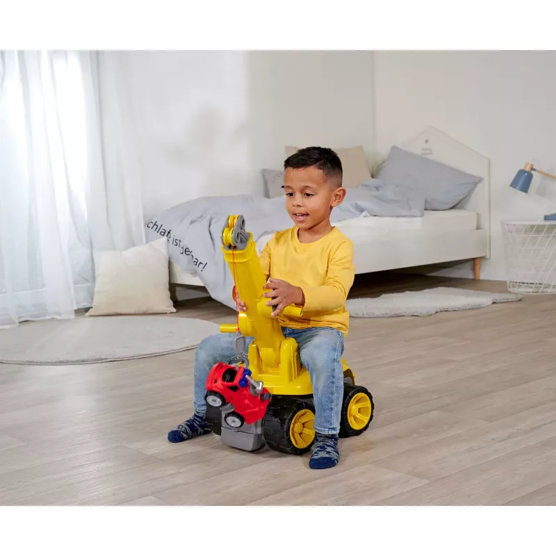 Camion con gru BIG Power Worker Maxi gru giallo da 3 a 7 anni