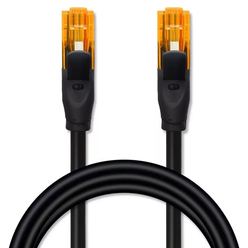 Cavo patch di rete UTP Cat6 QOLTEC 25 m, 2×RJ45, nero