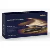 Piastra per capelli BABYLISS ST484E — piastre in ceramica, tecnologia Warm, 230 V, cavo 3,3 m, nero/oro