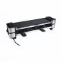 Raclette in ghisa RC 140 nero/acciaio inox, 600 Watt, piastra grill reversibile