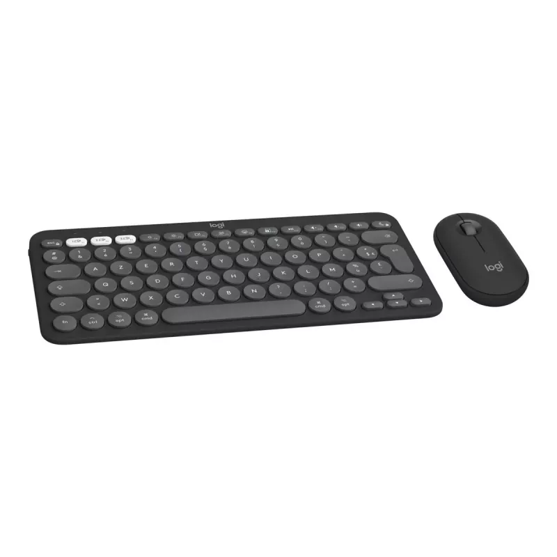 Logitech Pebble 2 Combo for Mac Tastiera e mouse wireless QWERTZ tedesco grafite