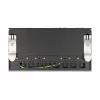 Patch panel DELOCK mini desktop RJ45 8 porte Cat.6A schermato nero per tavolo, parete o guida DIN