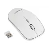 Mouse wireless GEMBIRD MUSW-4B-01-W, ambidestro, ottico 1600 DPI, 4 tasti, RF Wireless, bianco