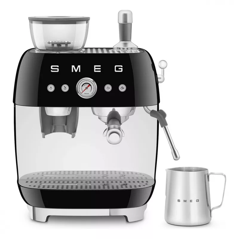 SMEG EGF03BLEU macchina per espresso. macchina per caffè 50s Style. nero