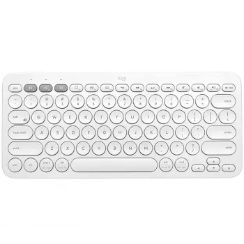 Logitech Multi-Device K380 - Tastiera - Wireless - Bluetooth 3.0 - Tedesca - Off-White