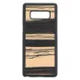 Custodia per smartphone man and wood per Samsung Galaxy Note 8 — ebano bianco finitura nera