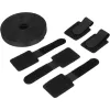 Organizer per cavi OfficePal, gestione cavi nero, 136 pezzi