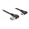 Cavo USB DeLOCK EASY-USB 2.0 Type-A maschio a Type-C maschio 0,5 m nero