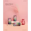 Custodia per smartphone iKins per Samsung Galaxy S21+ — design fiori d'acqua, nero