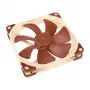 Noctua NF-A14 FLX ventola per case da 140 mm, 140x140x25 mm, 3 pin, 12 V, 1200 RPM, 115,5 m³/h, 19,2 dB, SSO2, beige/marrone