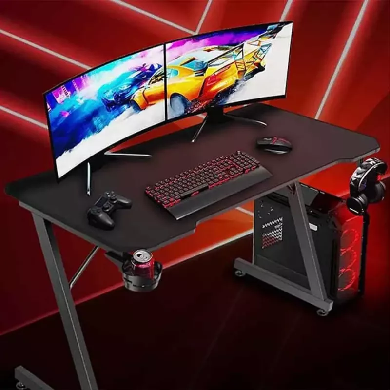Scrivania per computer Subsonic SA5706 nero dritto PVC 120x60 cm