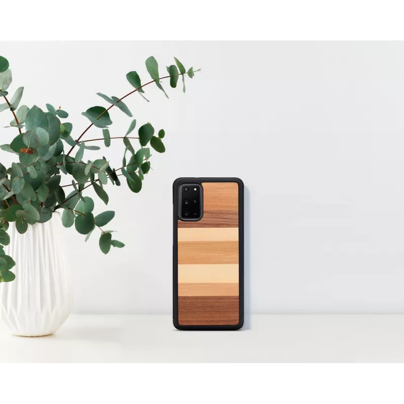 Custodia protettiva di man and wood per Samsung Galaxy S20+ – nero