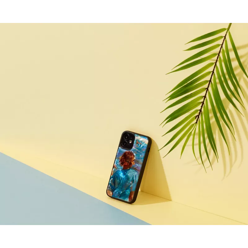 Custodia iKins per Apple iPhone 12 mini con design spiaggia dei bambini