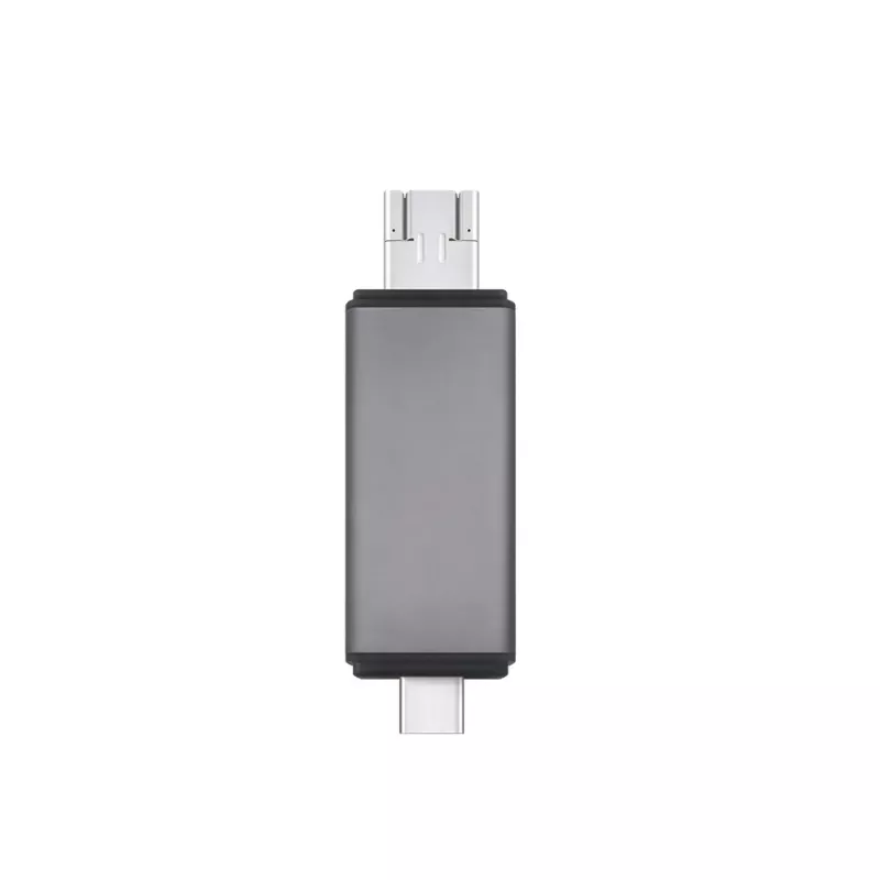 Lettore di schede SD 3 in 1, USB-C + USB-A 2.0 + Micro-USB