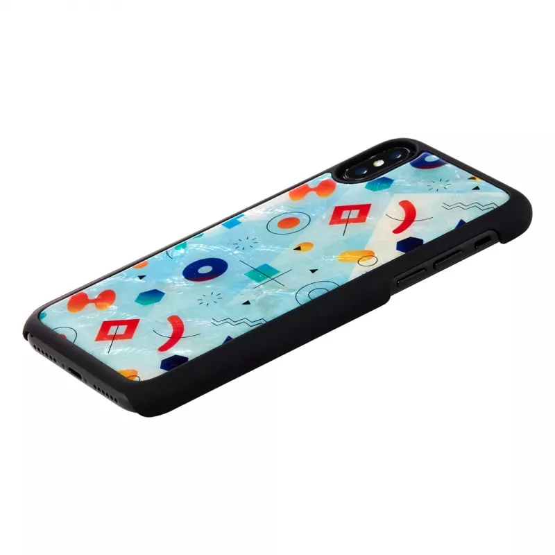 iKins Poppin Rock custodia per iPhone XS/X, nera