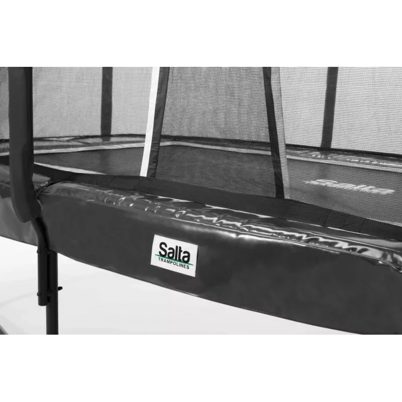 Trampolino Salta First Class rettangolare 214 x 366 cm, attrezzo fitness, nero